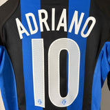 Inter Mailand 2004/05 Heimtrikot – Pirelli – Adriano – Nike – S