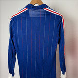 France 1983 Home Shirt – Adidas – Long Sleeve – Michel Platini Era – Size S