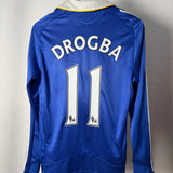Chelsea FC 2008/09 Heimtrikot Langarm – Didier Drogba #11 – adidas (S)