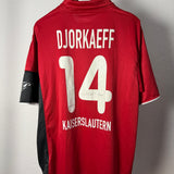 1. FC Kaiserslautern 2000/01 Heimtrikot – Djorkaeff #14 – Nike (XL)