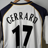 Liverpool FC Auswärtstrikot 2001 – Gerrard #17 – Reebok – Größe XL