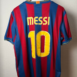 FC Barcelona 2009/10 Heimtrikot – Messi #10 – Nike – Größe L