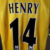 Arsenal FC 1999 Auswärtstrikot – Henry #14 – Sega – Nike – Größe M