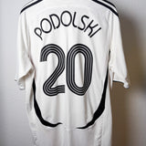 Germany (DFB) 2006 Home Jersey – Podolski #20 – Adidas – Size XXL
