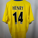 🚨DEFEKT🚨 Arsenal FC Auswärtstrikot 2003 – Henry #14 – Größe L