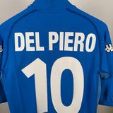 Italy Home Jersey 2000 – Del Piero #10 – Kappa – Size XL (runs small)