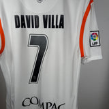 Valencia CF Home Shirt 2008 – David Villa #7 – Nike – Size L