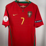 Portugal Home Jersey 2008 – Ronaldo #7 – Nike – Size M