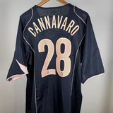 Juventus Away Shirt 2004/05 – Cannavaro #28 – Nike – Size XXL