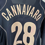 Juventus Away Shirt 2004/05 – Cannavaro #28 – Nike – Size XXL