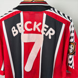 Eintracht Frankfurt 1996/97 Heimtrikot – Becker #7 – Bundesliga Patch – Puma XL