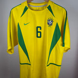 Brasilien 2002 Heimtrikot – Roberto Carlos #6 (L)