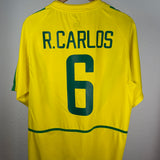 Brasilien 2002 Heimtrikot – Roberto Carlos #6 (L)