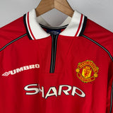 Manchester United 1998/99 Heimtrikot – SHARP – L