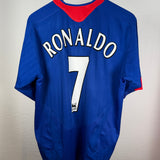 Manchester United Auswärtstrikot 2003/04 – Ronaldo #7 – Nike – Größe L