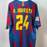 FC Barcelona 2005/06 Heimtrikot – Andrés Iniesta #24 – Nike XL