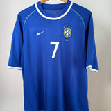 Brasilien 2000 Auswärtstrikot – Ronaldinho #7 – Nike (vermutlich M/L)