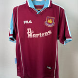 West Ham United 1999/2000 Trikot – Dr. Martens – Di Canio – Fila M