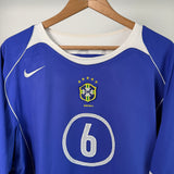 Brasilien 2004 Auswärtstrikot – Roberto Carlos #6 – Nike XXL