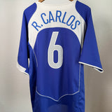 Brasilien 2004 Auswärtstrikot – Roberto Carlos #6 – Nike XXL