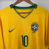 Brasilien 2008 Heimtrikot – Ronaldinho #10 – Nike XXL
