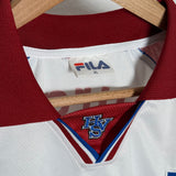 Hamburger SV 1999 Home Shirt - Hertzsch #4 - Fila - Hyundai - XL (presumably matchworn)