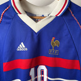Frankreich 1998 Heimtrikot – Adidas (XL) – Zidane #10 France