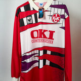1. FC Kaiserslautern 1991/92 Heimtrikot Langarm – Uhlsport XL NEU mit Etikett