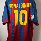 FC Barcelona 2004 Trikot – Ronaldinho (#10) – L