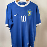 Brasilien 2006 Auswärtstrikot – Ronaldinho #10 – XL