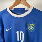 Brasilien 2006 Auswärtstrikot – Ronaldinho #10 – XL