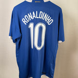 Brasilien 2006 Auswärtstrikot – Ronaldinho #10 – XL