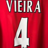 Arsenal FC 2002/03 Heimtrikot – Vieira #4 (L)