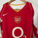 Arsenal Heimtrikot 2004/05 – Vieira #4 – Nike – Größe M