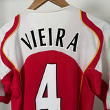 Arsenal Heimtrikot 2004/05 – Vieira #4 – Nike – Größe M