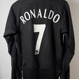 Manchester United 2003–05 Auswärtstrikot Langarm – Cristiano Ronaldo #7 (M)