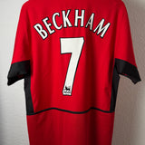 Manchester United 2002/03 Heimtrikot – Beckham #7 – Größe M