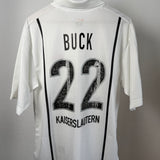 🔴⚪ 1. FC Kaiserslautern 2001/02 Auswärtstrikot – Buck #22 – Nike (L)