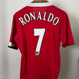 Manchester United Home Shirt 2004 – Ronaldo #7 – S/M