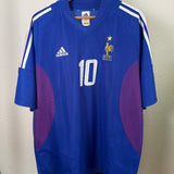 France Home Jersey 2002 – Zidane #10 – XL