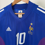 France Home Jersey 2002 – Zidane #10 – XL