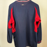 England 2002 Auswärtstrikot Wendetrikot Langarm – David Beckham #7 – Umbro (M/L)