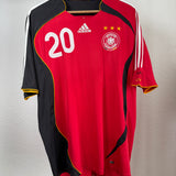 🇩🇪 Deutschland 2006 Auswärtstrikot – Lukas Podolski #20 – adidas (XL)