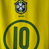 Brasilien 2004 Heimtrikot – Ronaldinho #10 (L)