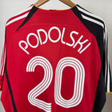 🇩🇪 Deutschland 2006 Auswärtstrikot – Lukas Podolski #20 – adidas (XL)