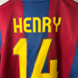 FC Barcelona 2007/08 Heimtrikot – Henry #14 – Größe M