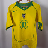 Brasilien 2004 Heimtrikot – Ronaldinho – M