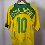 Brasilien 2004 Heimtrikot – Ronaldinho – M