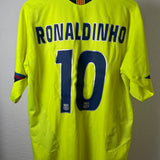 FC Barcelona 2005/06 Auswärtstrikot – Ronaldinho (#10) – Größe L