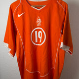 Niederlande 2004 Heimtrikot – Robben #19 – Größe XL